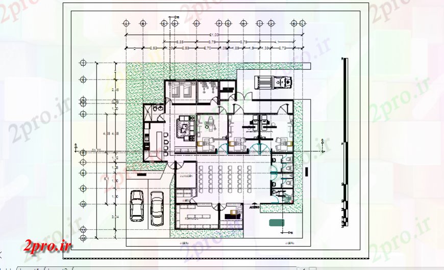 دانلود نقشه بیمارستان -  درمانگاه -  کلینیک طرحی پیشنهادی طراحی طرحی روستایی کلینیک  طراحی (کد125266)