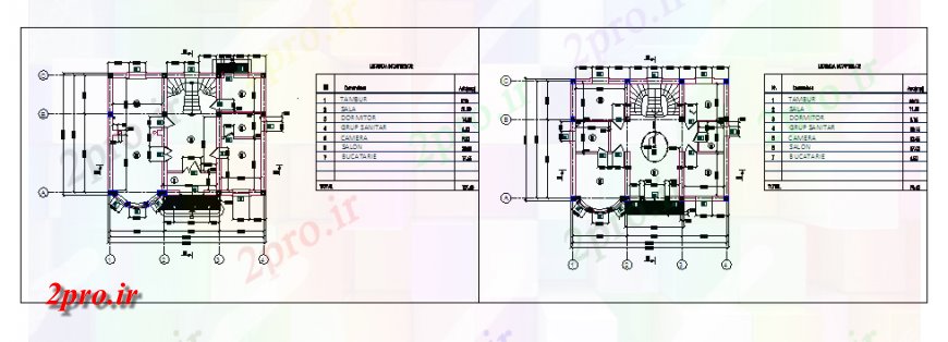 دانلود نقشه مسکونی  ، ویلایی ، آپارتمان  معماری 2 طبقه طراحی خانه طراحی (کد125375)