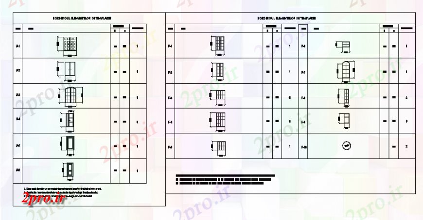 دانلود نقشه جزئیات طراحی در و پنجره  درب - پنجره طراحی جزئیات از 2 طبقه طراحی خانه طراحی (کد125392)