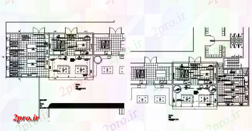 دانلود نقشه دانشگاه ، آموزشکده ، مدرسه ، هنرستان ، خوابگاه - دوم و سوم جزئیات طرحی طبقه از مدرسه کنتور گاز 59 در 72 متر (کد125491)