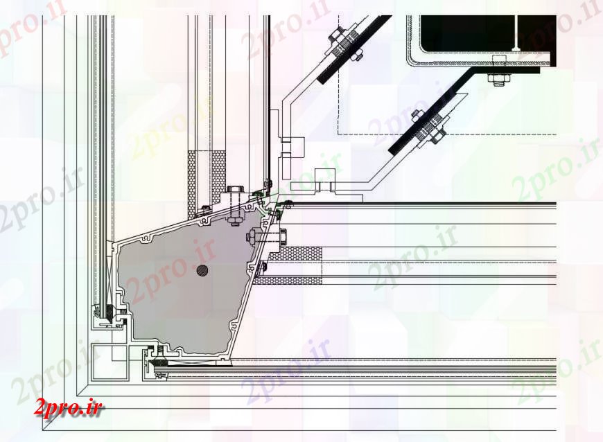 دانلود نقشه جزئیات ساخت و ساز ساخت و ساز  بخش  دو بعدی    (کد125552)