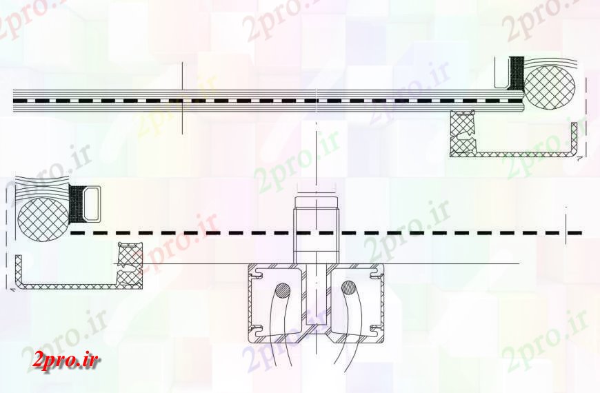 دانلود نقشه جزئیات ساخت و ساز  جزئیات دو بعدی  اتصالات ساخت و ساز مفاصل   (کد125569)