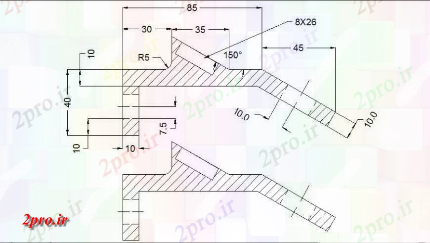 دانلود نقشه طراحی جزئیات ساختار بنیاد و ساختار طراحی  (کد125752)