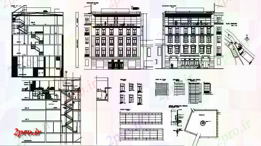 دانلود نقشه مسکونی  ، ویلایی ، آپارتمان  معماری عماری آپارتمان   طراحی  (کد125755)