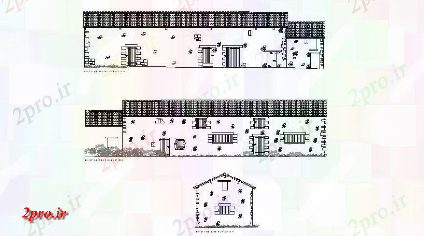 دانلود نقشه مسکونی  ، ویلایی ، آپارتمان  روستای نما خانه طراحی  (کد125801)