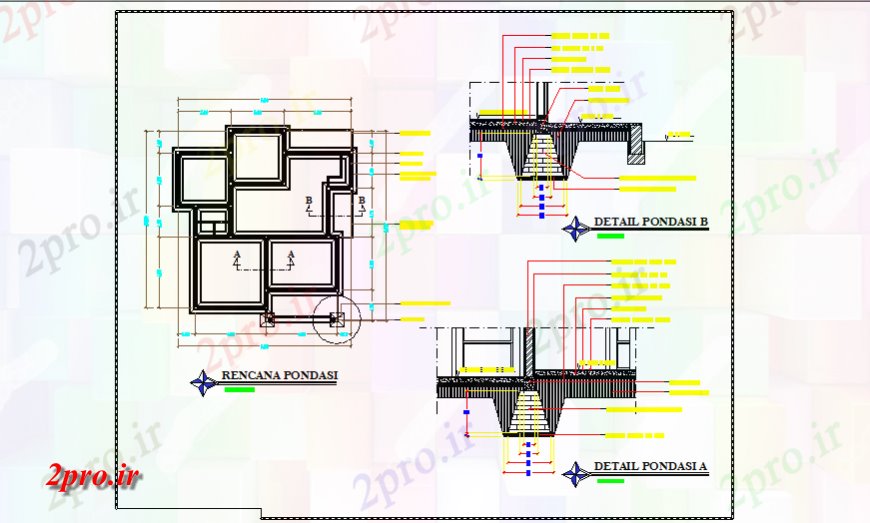 دانلود نقشه طراحی اتوکد پایه بنیاد طراحی طرحی های تک خانواده طراحی خانه طراحی (کد125898)