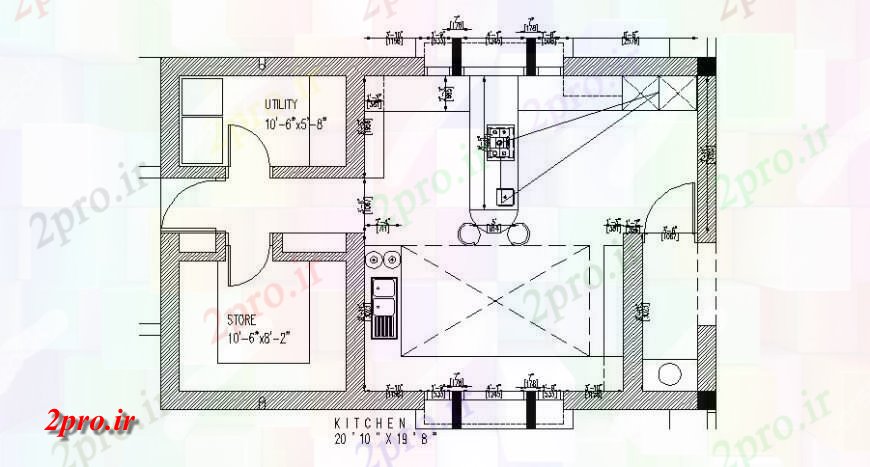 دانلود نقشه جزئیات طراحی ساخت آشپزخانه آشپزخانه طرحی جزئیات  چیدمان  دو بعدی  اتوکد (کد125944)