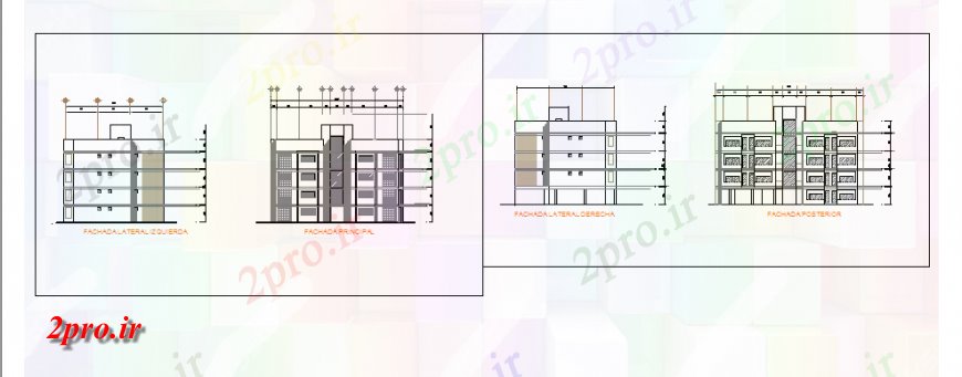 دانلود نقشه مسکونی  ، ویلایی ، آپارتمان  طراحی معماری نمای خانه طراحی (کد125950)