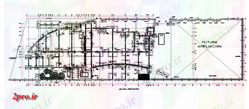 دانلود نقشه طراحی اتوکد پایه شهرستان سالن ساخت و ساز دراز کردن جزئیات (کد125991)