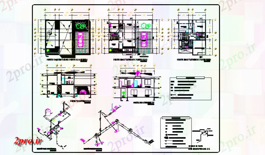 دانلود نقشه برق مسکونی نصب و راه اندازی برق و هیدرولیک اجرایی پروژه خانه طراحی 10 در 13 متر (کد126110)