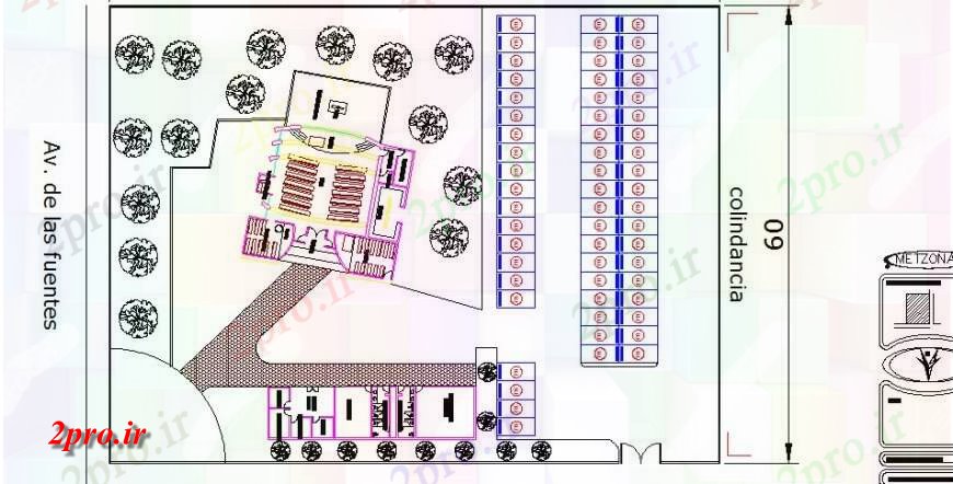 دانلود نقشه ساختمان دولتی ، سازمانی مرکز فرهنگ با توزیع سالن طرحی 18 در 20 متر (کد126164)