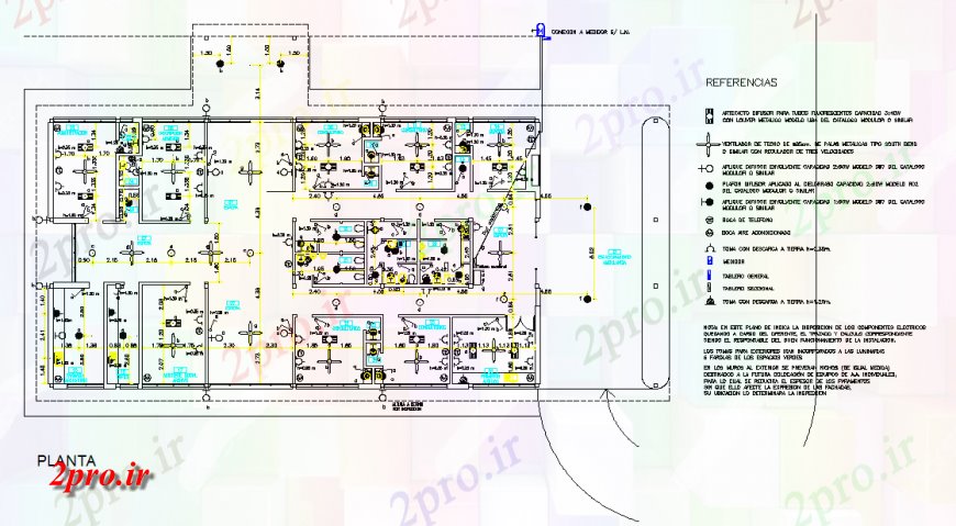 دانلود نقشه برق کشی ، اتصالات طرحی برق نقطه دراز کردن طراحی (کد126179)