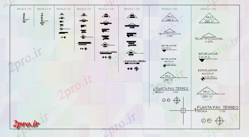 دانلود نقشه بلوک ، آرام ، نماد تمام انواع legending طراحی نماد خانواده پروژه محل اقامت طراحی (کد126219)