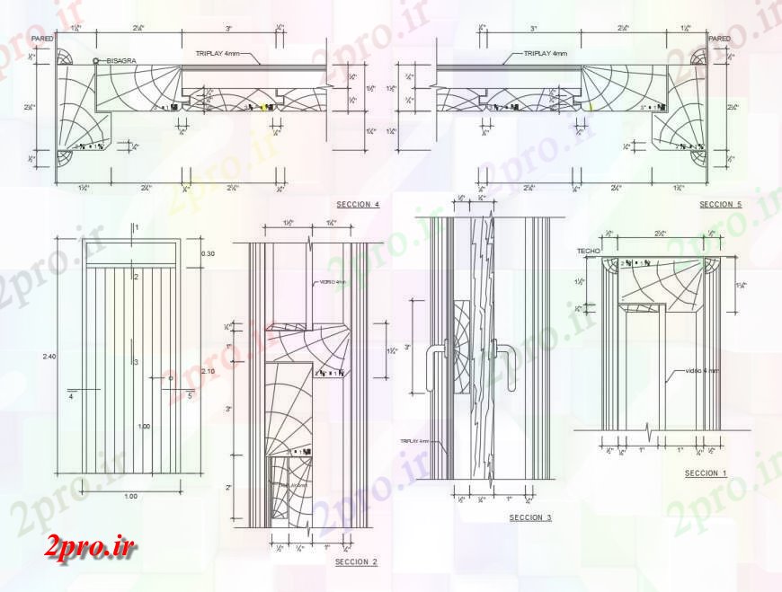 دانلود نقشه جزئیات ساخت و ساز واحد ساخت و ساز  جزئیات طرحی بلوک ساختاری  (کد126375)