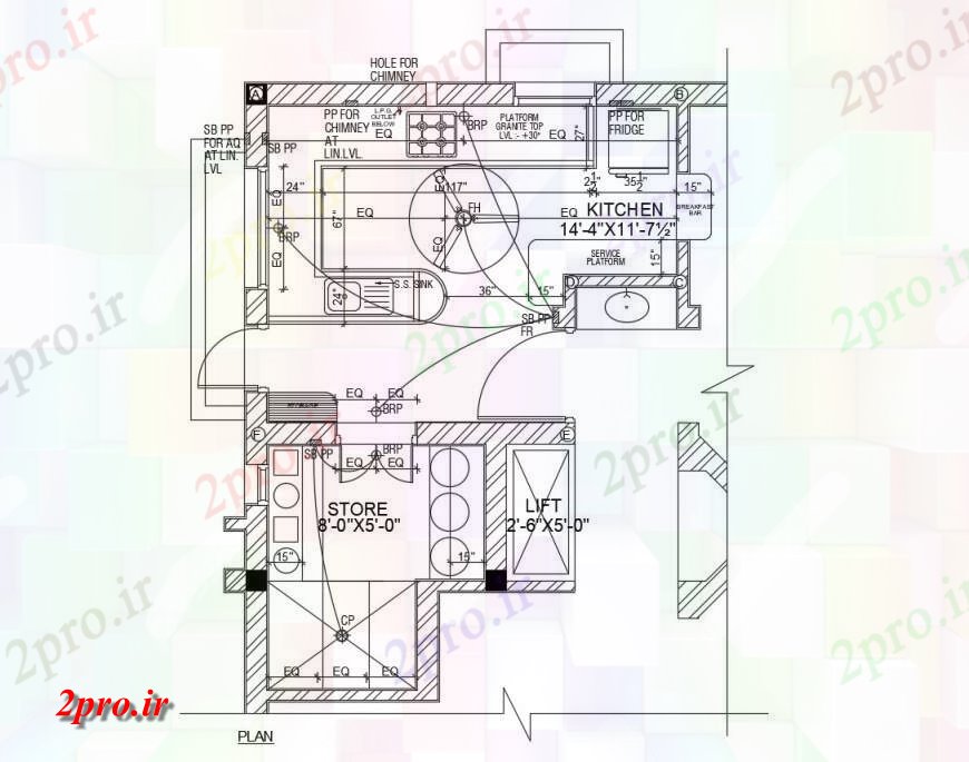 دانلود نقشه جزئیات طراحی ساخت آشپزخانه طرحی آشپزخانه با لوازم و جزئیات مبلمان  چیدمان  دو بعدی  اتوکد (کد126397)