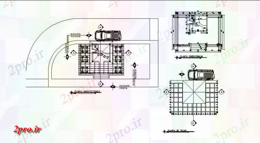 دانلود نقشه نمایشگاه ; فروشگاه - مرکز خرید فروشگاه کوچک ساختمان نوار از جزئیات طراحی دو بعدی اتوکد 6 در 8 متر (کد126558)