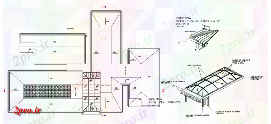 دانلود نقشه قالب اسکلت فلزی  فولاد نوار بالا سقف  و ایزومتریک طراحی همچنین شامل (کد126666)
