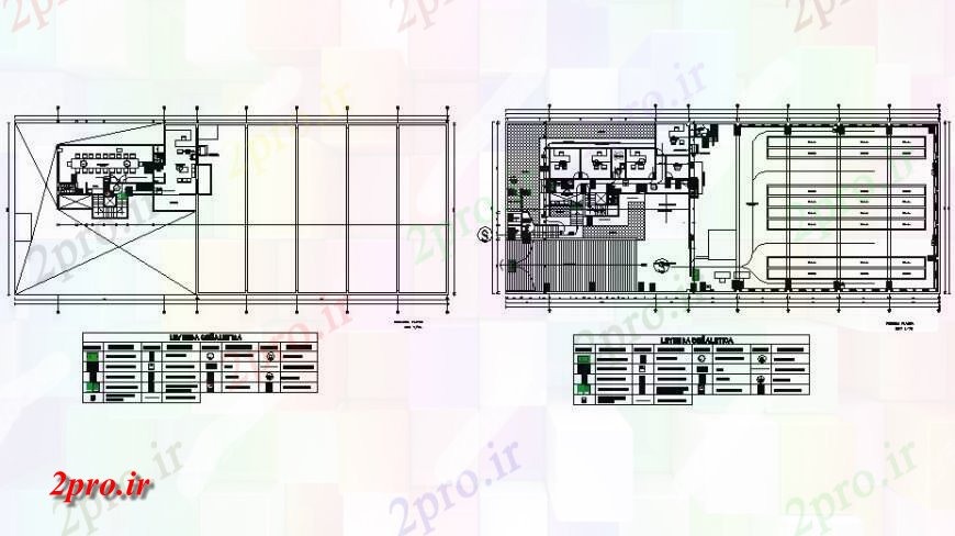 دانلود نقشه کارخانه صنعتی  ، کارگاه طرحی امنیتی صنعت طراحی طرحی جزئیات  (کد126685)