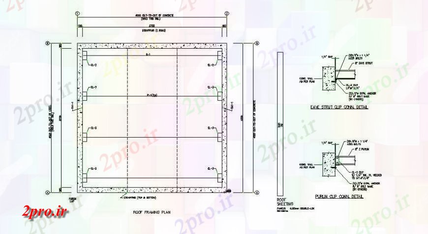 دانلود نقشه جزئیات پله و راه پله  جزئیات ساخت و ساز ساختار سنگ تراشی بتن دو بعدی   (کد126766)