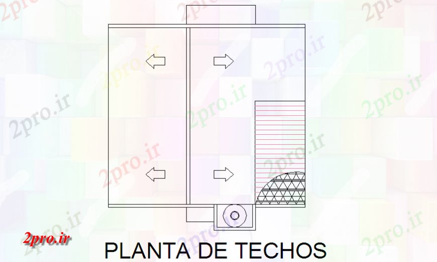 دانلود نقشه مسکونی  ، ویلایی ، آپارتمان  طراحی سقف خانه 3 اتاق خواب دوبلکس طراحی (کد126855)