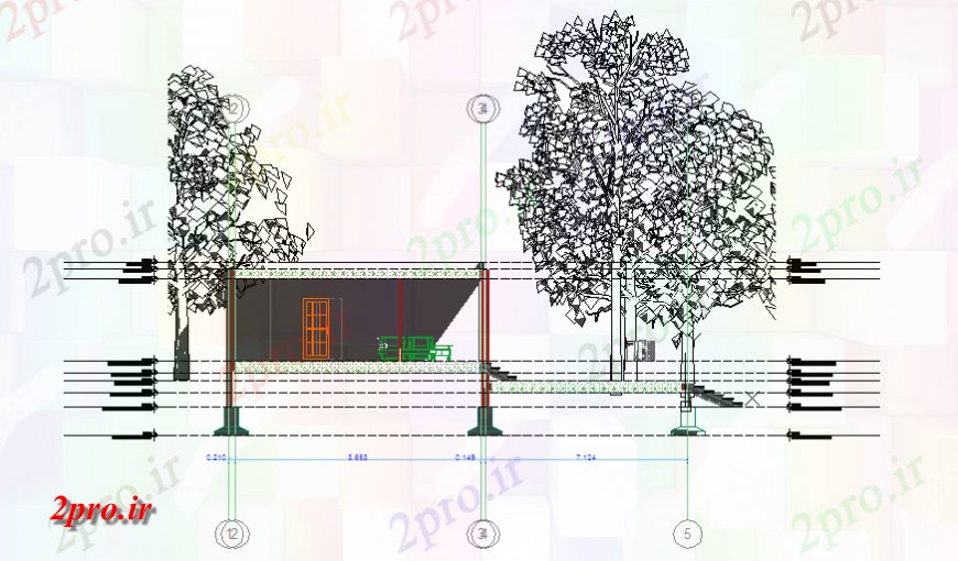 دانلود نقشه مسکونی  ، ویلایی ، آپارتمان  Section- مشخصات B طراحی سازه های فلزی قاب خانه طراحی (کد126937)