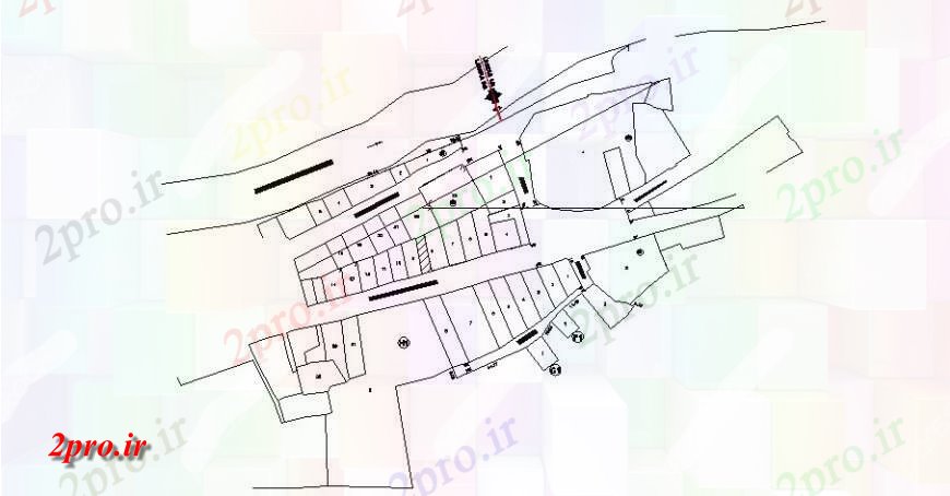 دانلود نقشه جزئیات پروژه های معماری عمومی طراحی برنامه ریزی شهری و هتل رستوران  (کد126945)