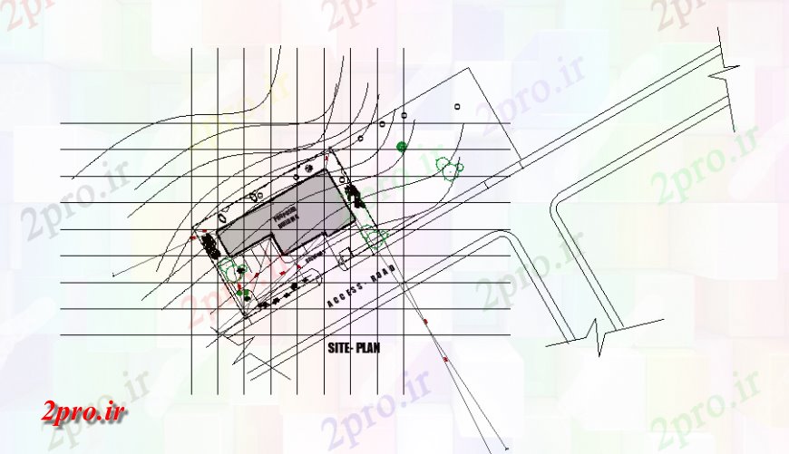 دانلود نقشه مسکونی  ، ویلایی ، آپارتمان  طراحی سایت پلان مسکونی پنت هاوس طراحی (کد127075)