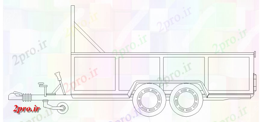 دانلود نقشه بلوک وسایل نقلیه مصالح و مواد ساختمانی تخلیه خودرو طرحی بلوک (کد127094)