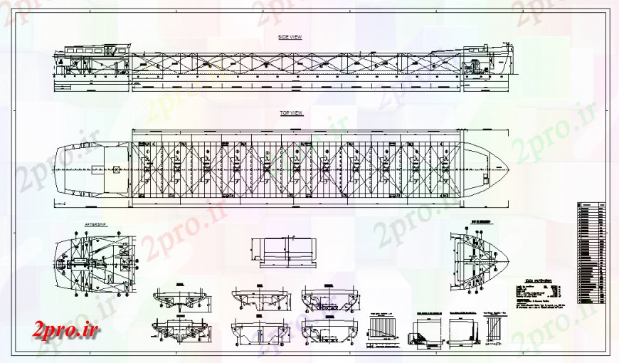 دانلود نقشه بلوک وسایل نقلیه تانکر شیمیایی طرحی و نمای جزئیات (کد127137)