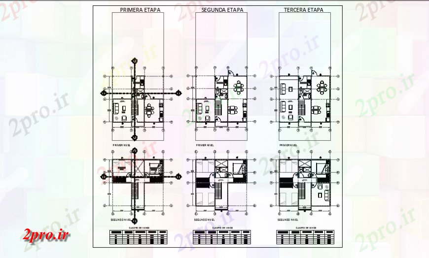 دانلود نقشه مسکونی  ، ویلایی ، آپارتمان  طراحی طرحی معماری مسکن اجتماعی مترقی طراحی انعطاف پذیر و مدولار (کد127186)