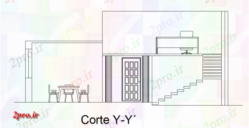 دانلود نقشه مسکونی  ، ویلایی ، آپارتمان  طراحی طرحی بخش از کلبه طراحی (کد127253)