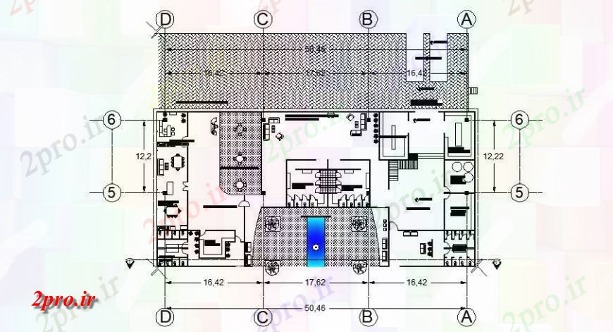 دانلود نقشه جزئیات و فضای داخلی شرکت  تعاونی بلوک های ساختمان دو بعدی   نظر طرحی  (کد127274)
