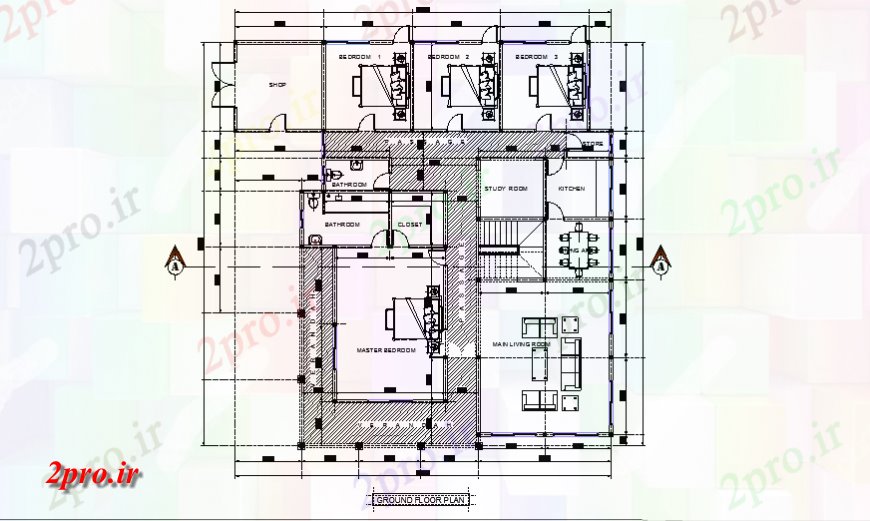 دانلود نقشه مسکونی  ، ویلایی ، آپارتمان  پیشنهاد کار طراحی ویلایی (کد127298)