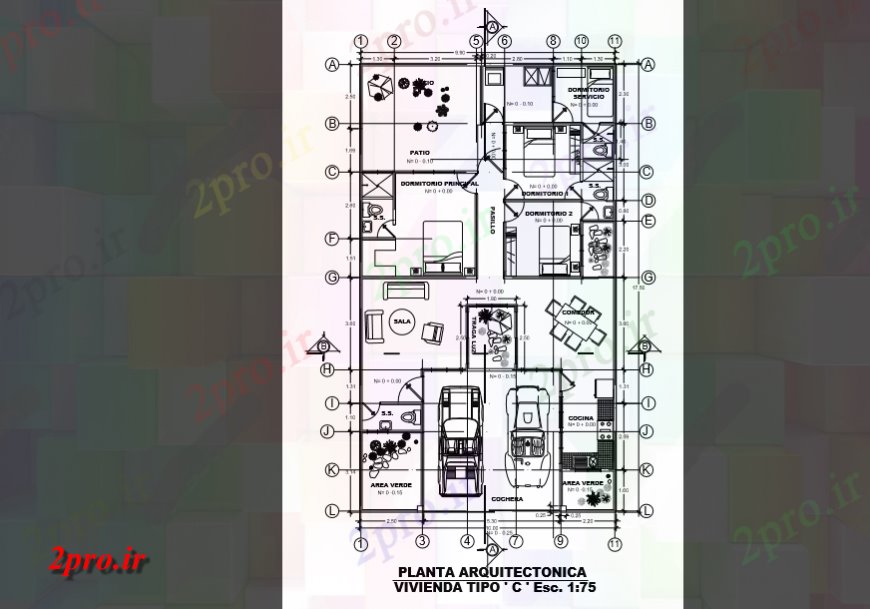 دانلود نقشه مسکونی  ، ویلایی ، آپارتمان  طرحی معماری طراحی ویلا (کد127314)