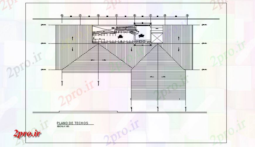 دانلود نقشه مسکونی  ، ویلایی ، آپارتمان  طرحی سقف بالای پروژه خانه طراحی مدرن (کد127441)