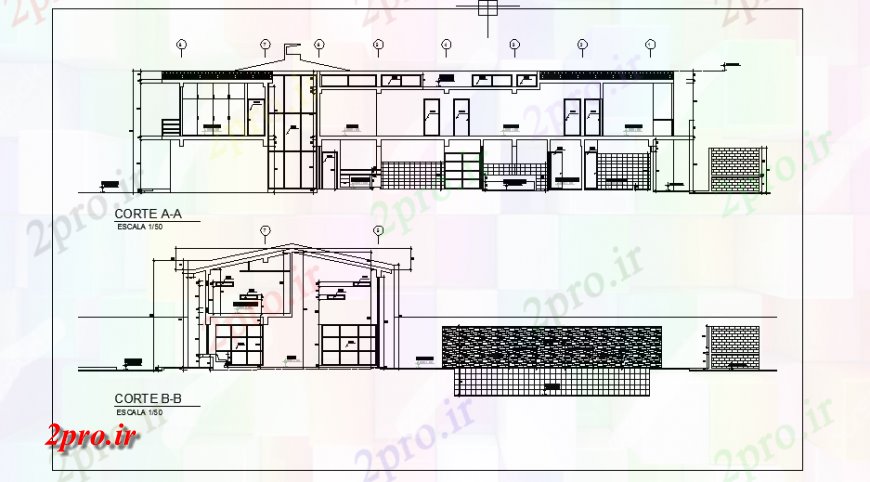 دانلود نقشه مسکونی  ، ویلایی ، آپارتمان  A & B طرحی بخش نوع پروژه خانه طراحی مدرن (کد127442)