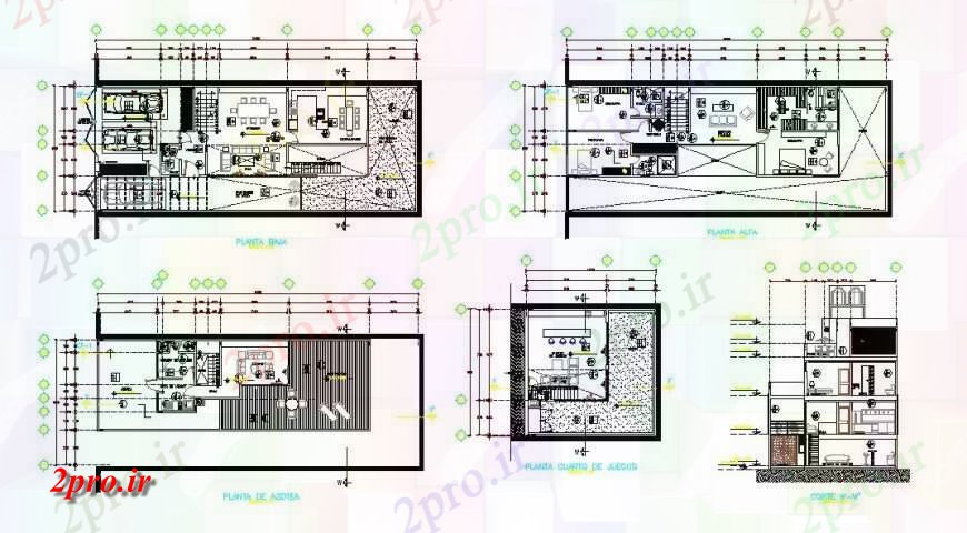 دانلود نقشه مسکونی ، ویلایی ، آپارتمان برنامه ریزی مجلس و بخش 10 در 21 متر (کد127788)