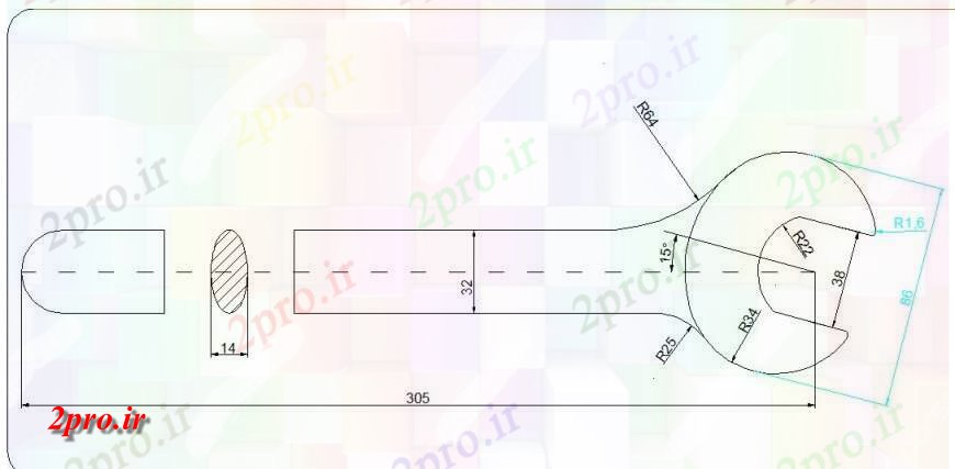 دانلود نقشه بلوک ، آرام ، نماد مهره بخش  طراحی (کد127793)