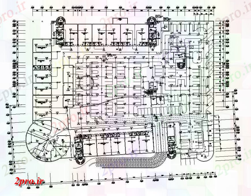 دانلود نقشه کارخانه صنعتی  ، کارگاه جزئیات ساختمان  طرحی ساختار  صنعتی   (کد127950)