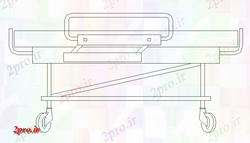 دانلود نقشه بلوک مبلمان بلوک خلاق سمت بلوک برانکارد نما  جزئیات (کد128049)