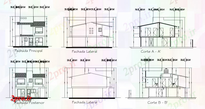 دانلود نقشه مسکونی ، ویلایی ، آپارتمان خانه سنتی کار طراحی 8 در 19 متر (کد128057)