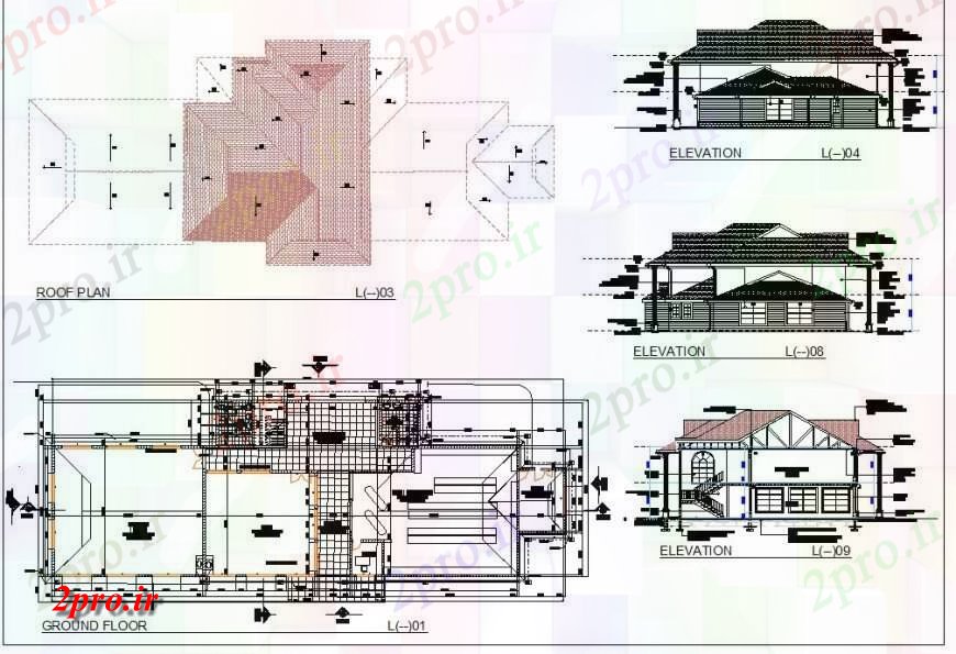 دانلود نقشه مسکونی  ، ویلایی ، آپارتمان  نیروی دریایی طرحی باغ  خانه باشگاه و نما  (کد128168)