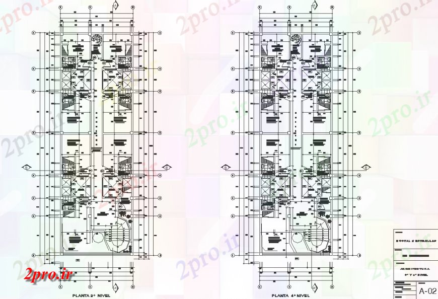 دانلود نقشه بیمارستان - درمانگاه - کلینیک بیمارستان کار طراحی 7 در 24 متر (کد128279)