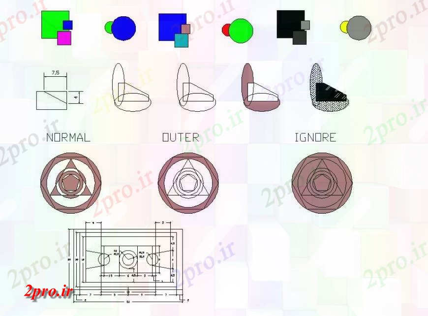 دانلود نقشه ورزشگاه ، سالن ورزش ، باشگاه طرحی بدمینتون و بخش جزئیات (کد128326)