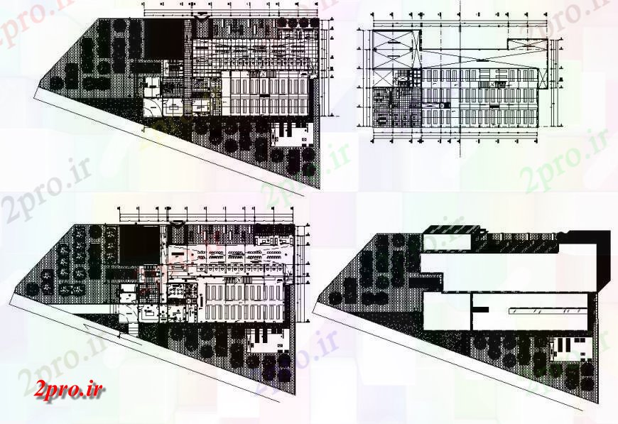 دانلود نقشه جزئیات و فضای داخلی شرکت  طرحی جزئیات ساختار ساختمان شرکت طرحی بلوک سازنده (کد128358)