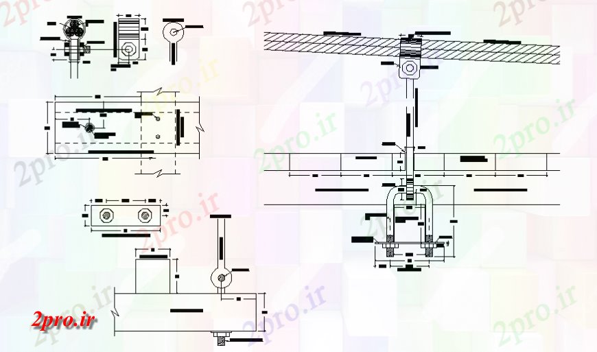 دانلود نقشه طراحی جزئیات ساختار جزئیات ساختار سازنده ساخت (کد128590)