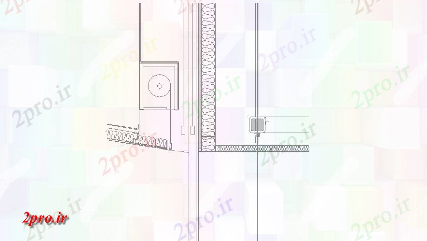 دانلود نقشه طراحی جزئیات ساختار ساخت و ساز ساختمان دیوار و مفاصل جزئیات (کد128605)