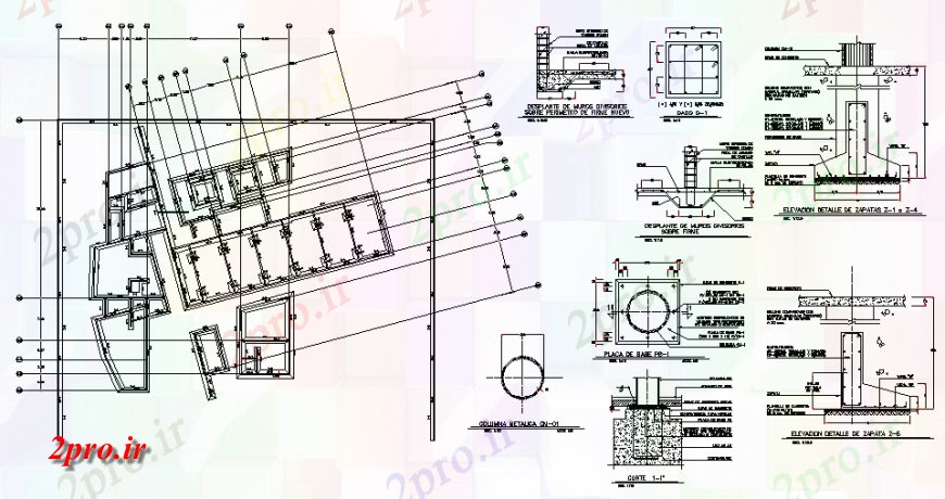 دانلود نقشه طراحی اتوکد پایه بنیاد طرحی و بخش کلینیک    (کد128773)