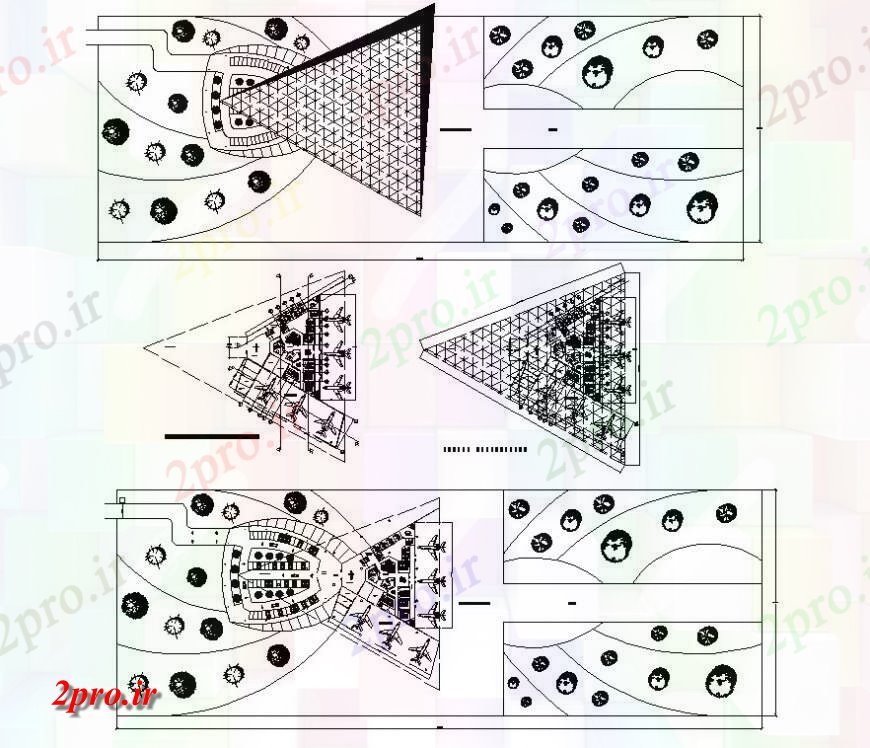 دانلود نقشه فرودگاه فرودگاه طرحی ساختمان ساختاری  چیدمان  دو بعدی   (کد128872)