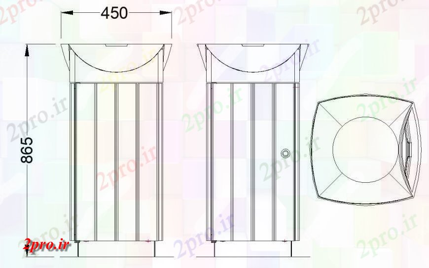 دانلود نقشه حمام مستر جزئیات توالت سیار طراحی  (کد128910)